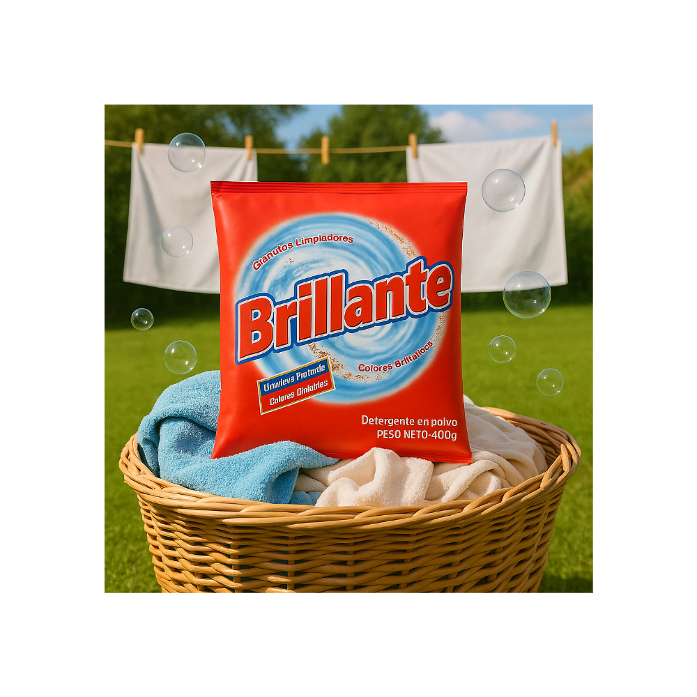 Detergente en polvo Brillante (400 g / 14.10 oz) - Miniatura 2