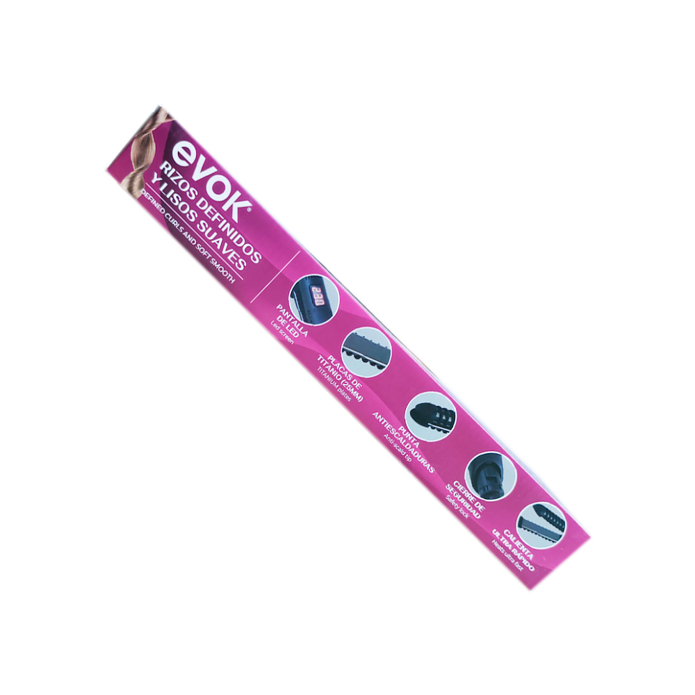 Plancha - tenaza - rizador de 55 W para cabello Evok - Miniatura 4