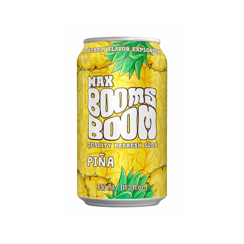 CompreMarket - Refresco de piña Max Booms Boom (330 ml)
