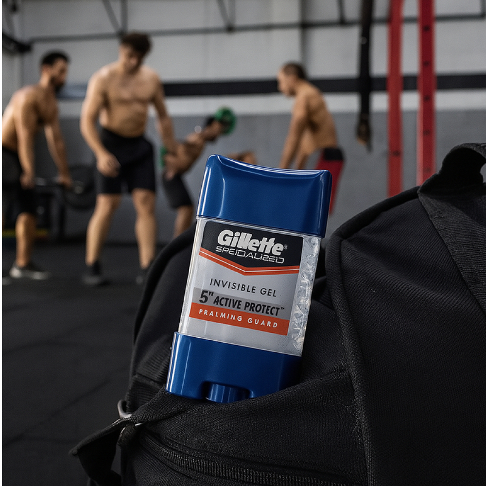 Desodorante en gel antitranspirante Gillette Training guard (82 g / 2.9 oz) - Miniatura 3