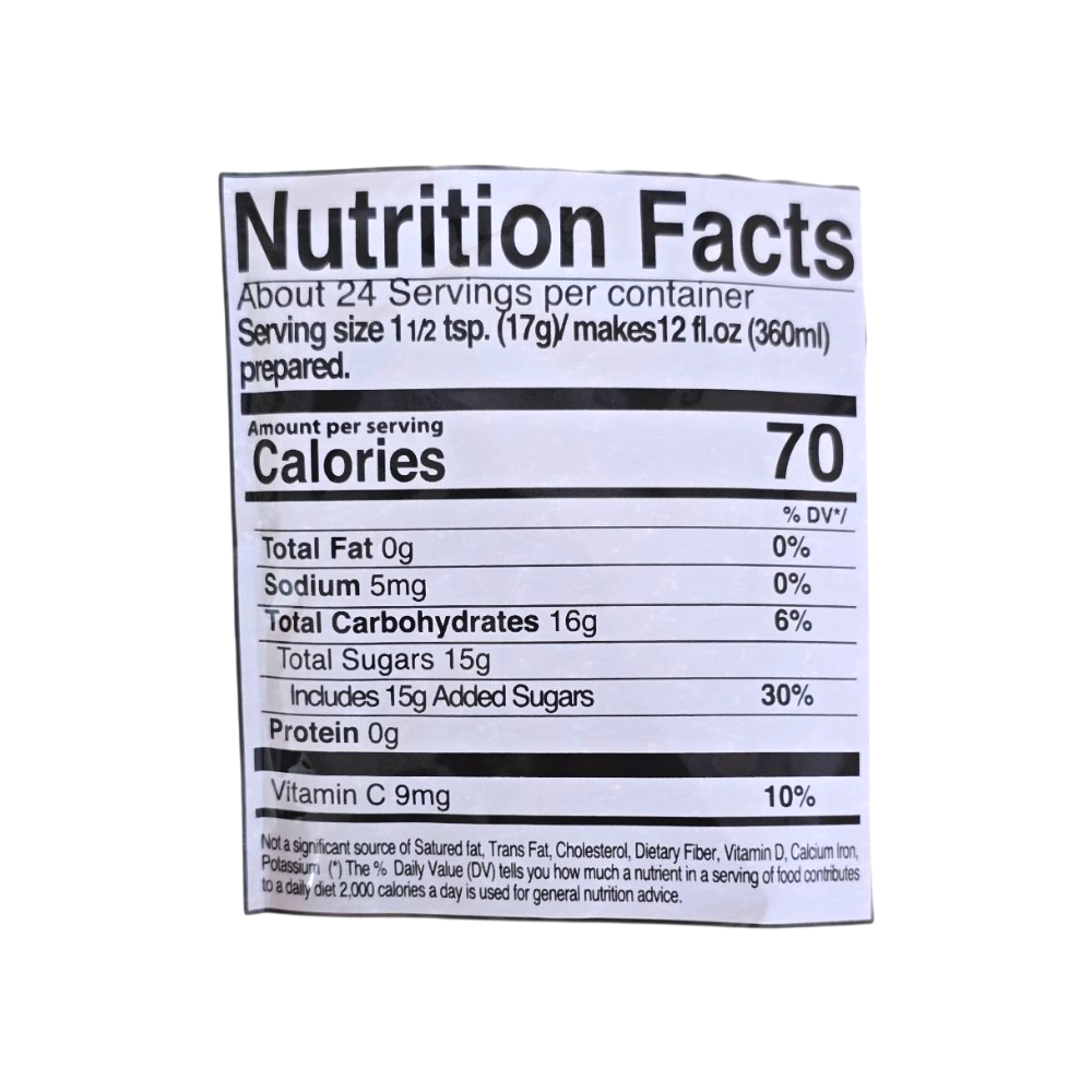 Bebida instantánea sabor limonada de fresa Zuko (400 g / 14.1 oz) - Miniatura 3