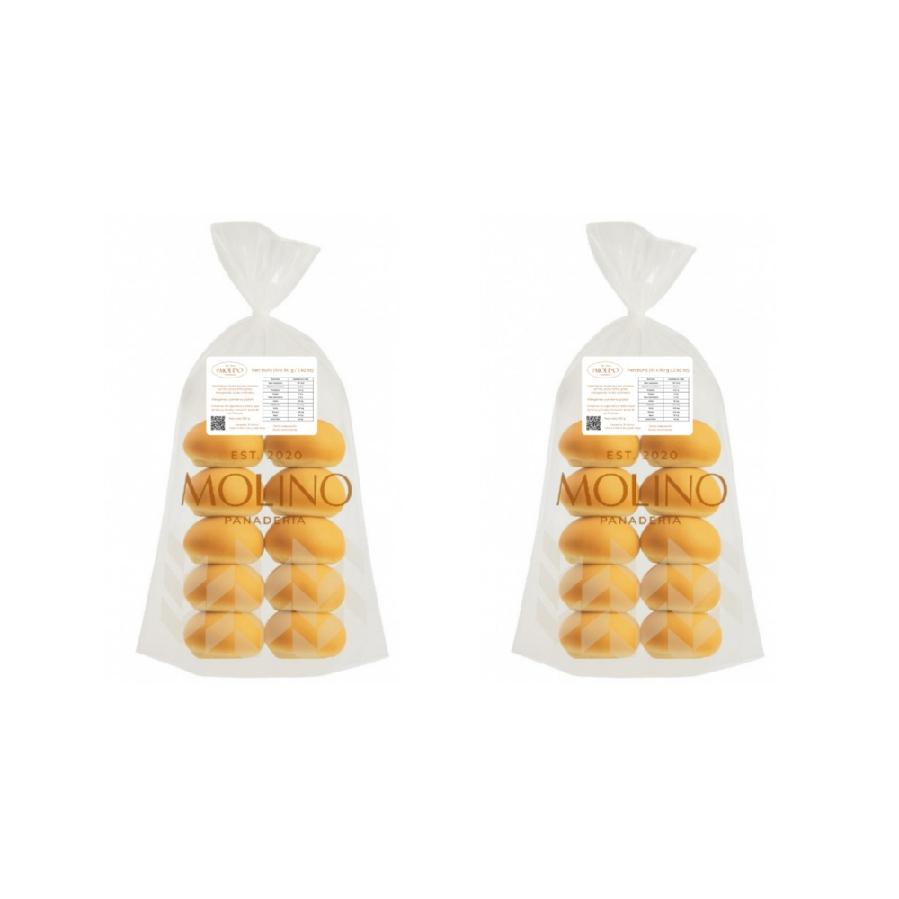 Pan buns El Molino (20 x 80 g / 2.82 oz) - Miniatura 2