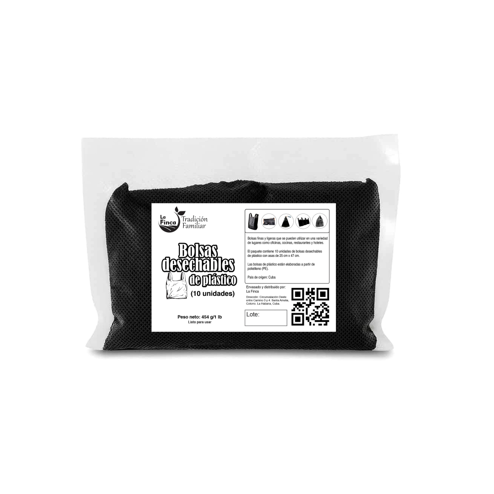 Bolsas desechables de plástico (10 U) - Miniatura 3