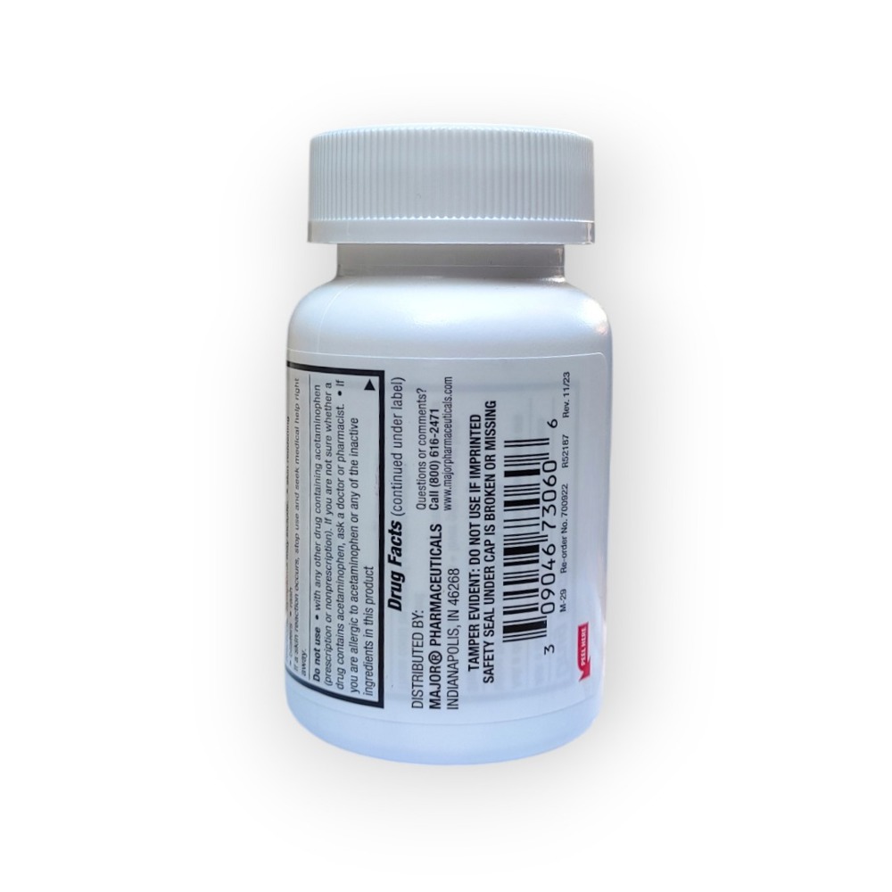 Acetaminofén 500 mg Major (100 tabletas) - Miniatura 3