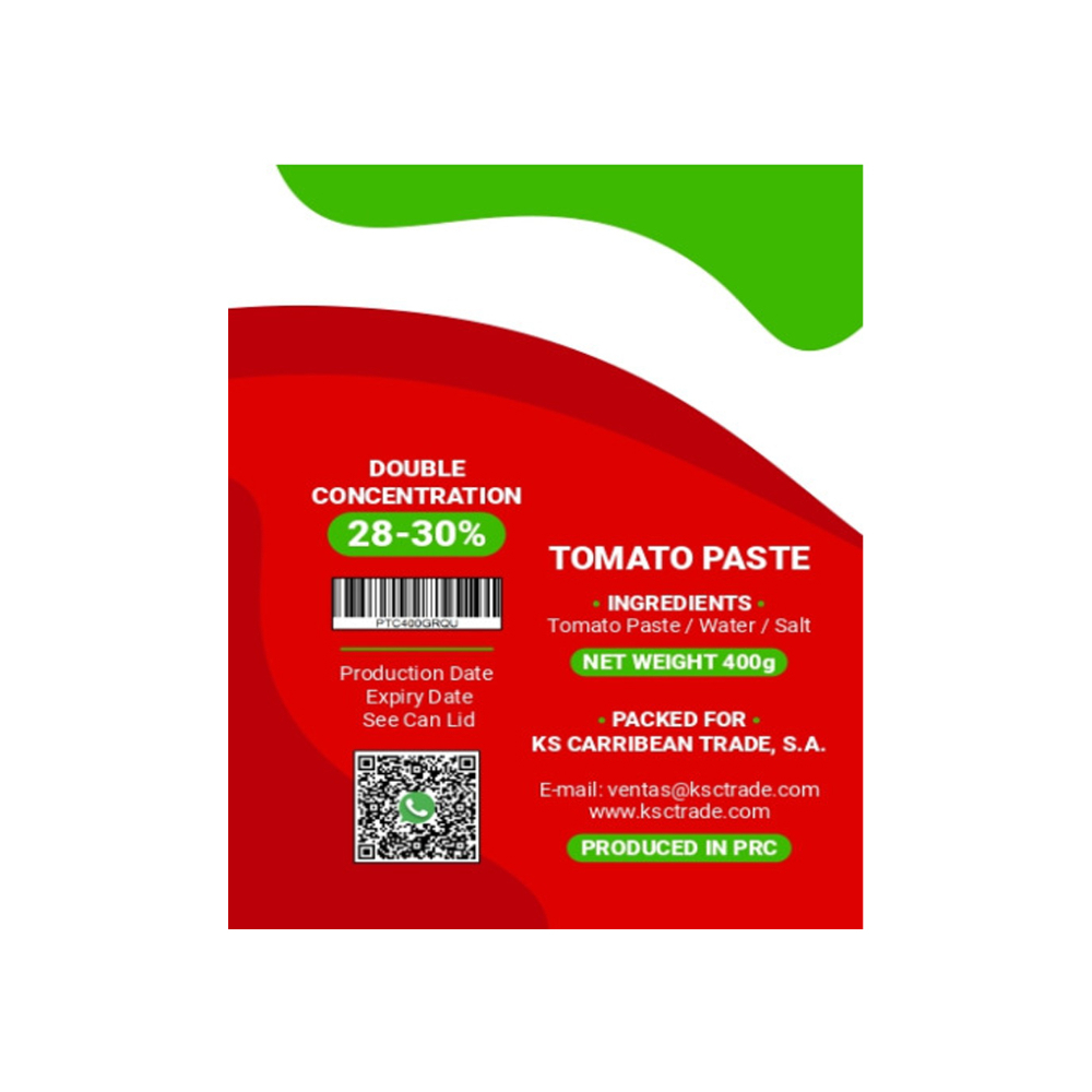 Pasta de tomate doble concentrado PREMIUM QUALITY Don Tomatinni (400 g / 14.10 oz) - Miniatura 2