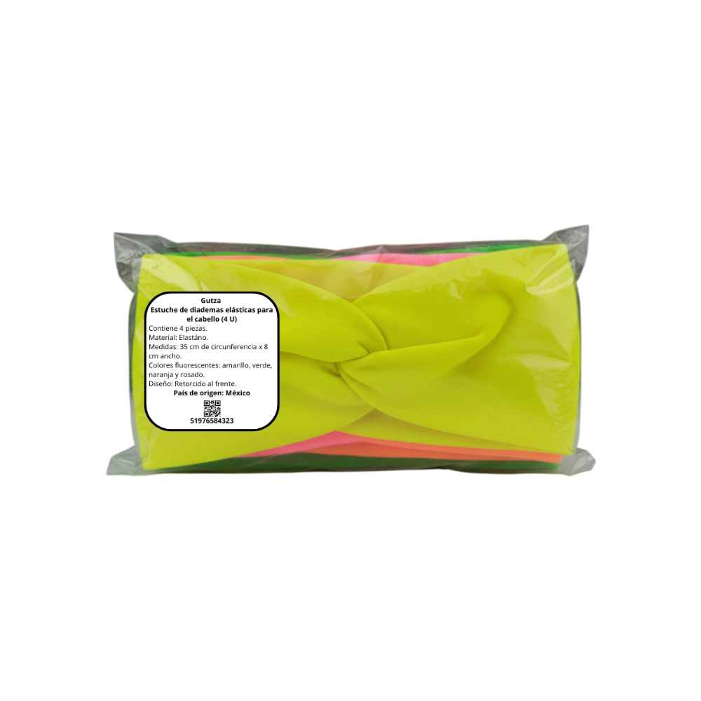 Estuche de diademas elásticas para el cabello Gutza (4 U) - Miniatura 3