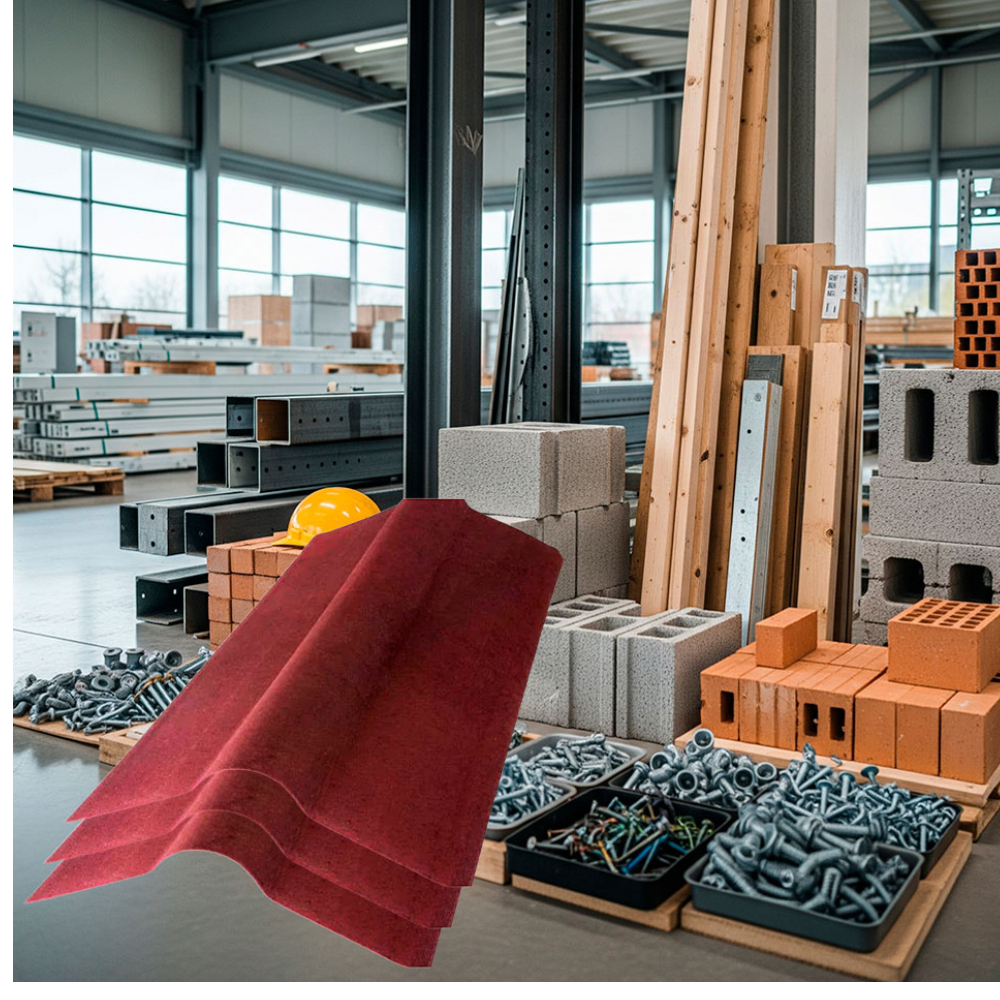 Cumbrera asfálticas onduladas para cubiertas Newoline 2 m x 0.48 m - Miniatura 4