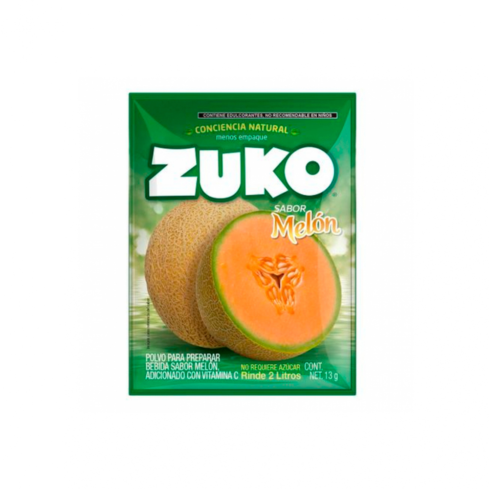Refresco instantáneo sabor melón Zuko (13 g) - Miniatura 3