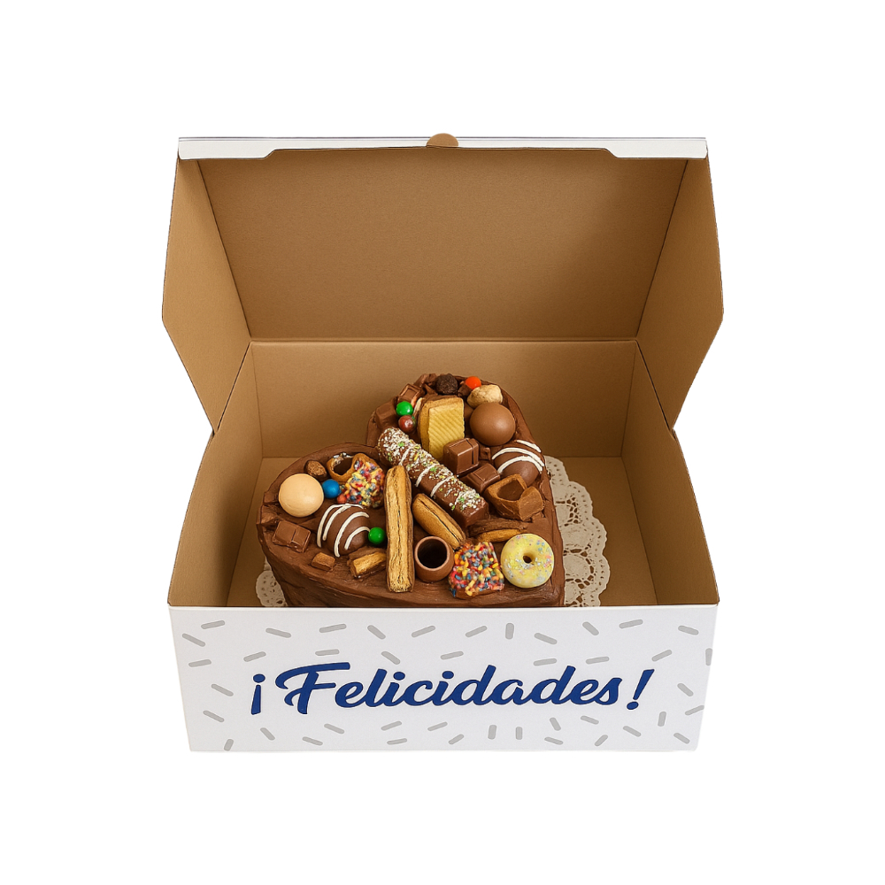 Tarta bombón extra con forma de corazón Le Patissier (10 personas) - Miniatura 2