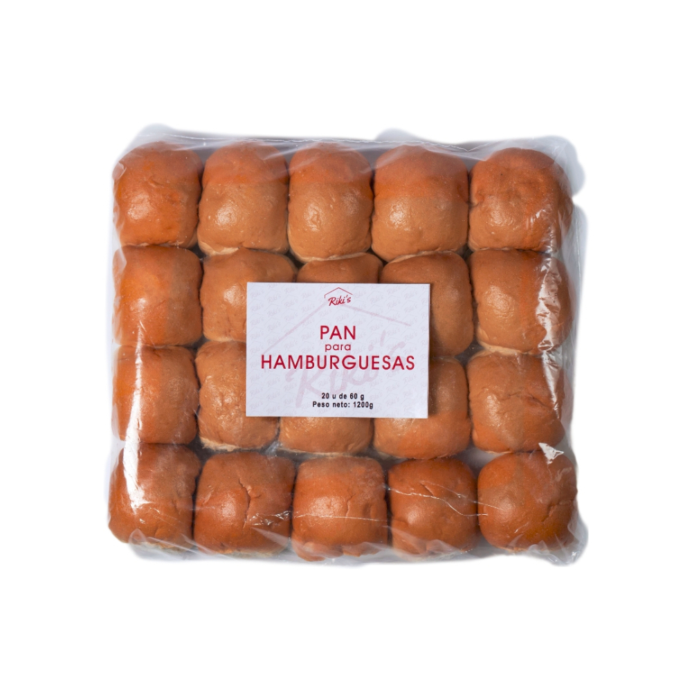 Pan para hamburguesas RIKI´s (20 x 60 g / 2.11 oz) - Miniatura 2