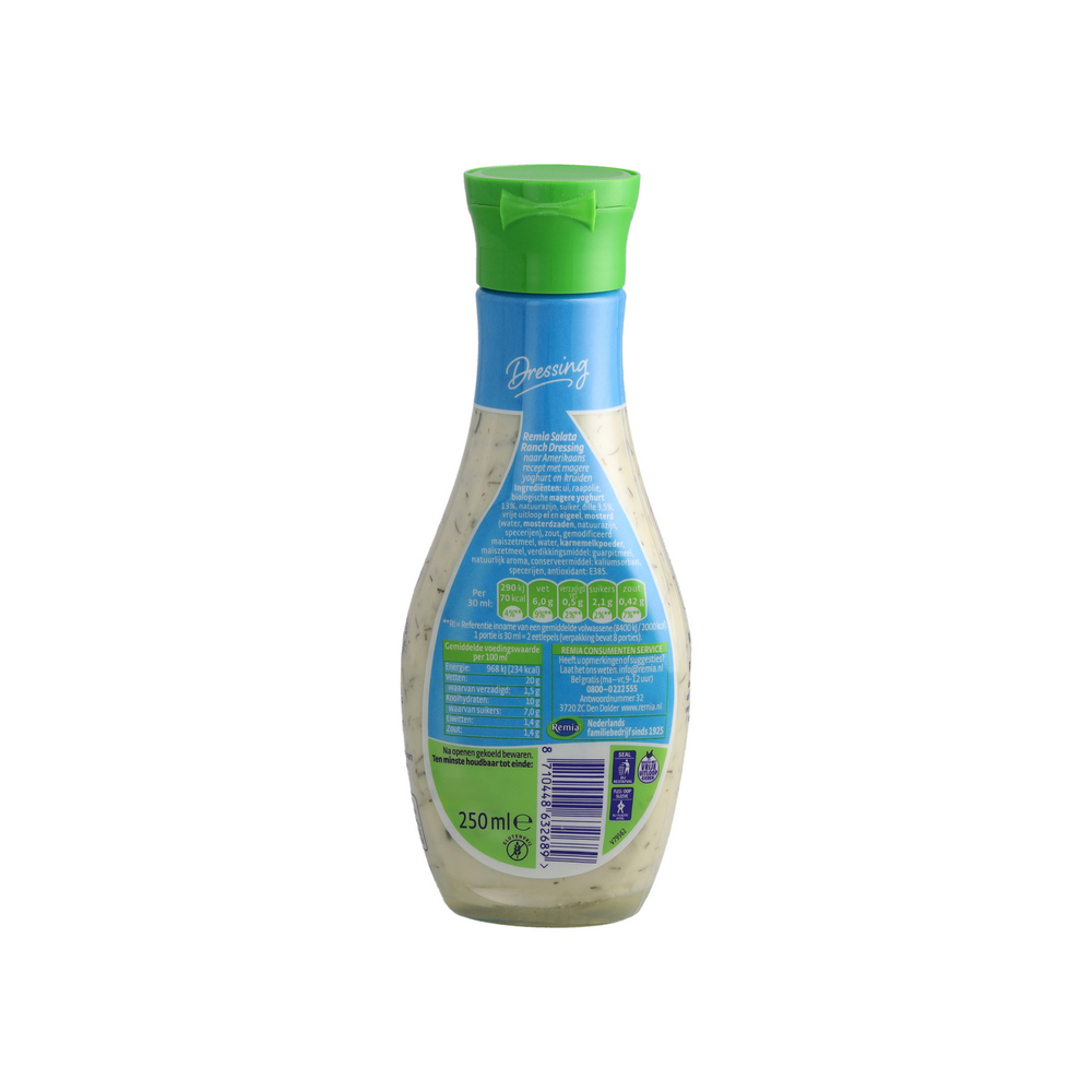 Aderezo de yogur ranchero Remia (250 ml) - Miniatura 2