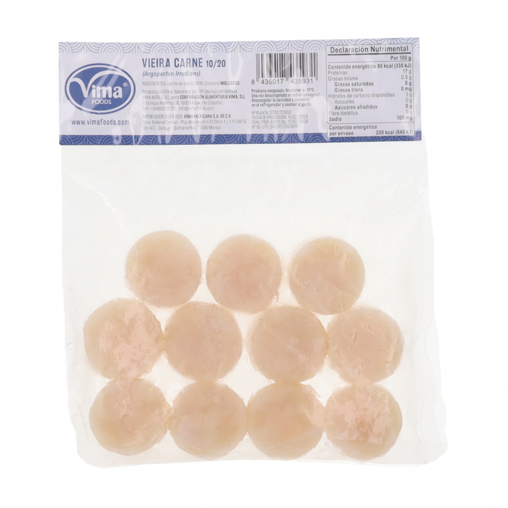 Vieira carne Vima Foods (250 g / 8.82 oz) - Miniatura 2