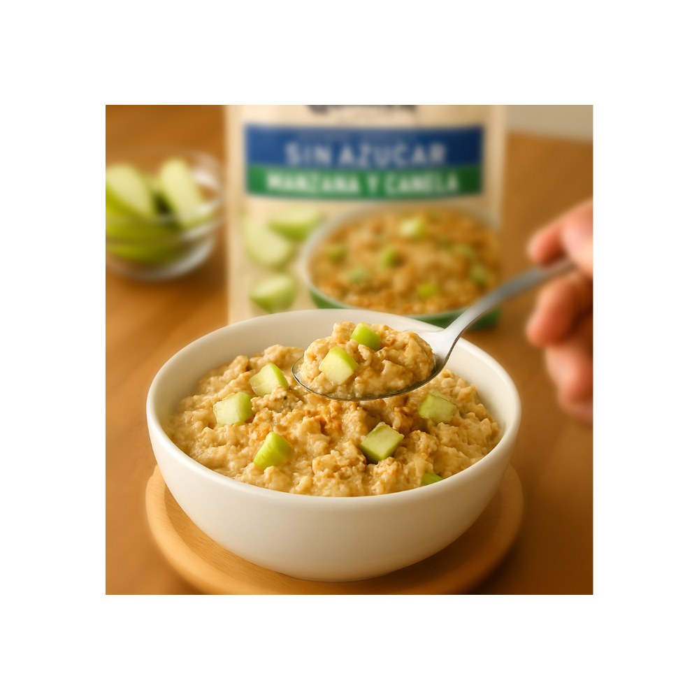 Combo de cereal para desayuno sin azúcar quaker sabor miel con almendras (35 g / 1.23 oz) + manzana y canela (35 g / 1.23 oz) - Miniatura 4