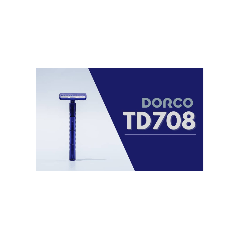 Máquinas de afeitar de doble navaja para hombre Dorco TD708 (10 U) - Miniatura 2