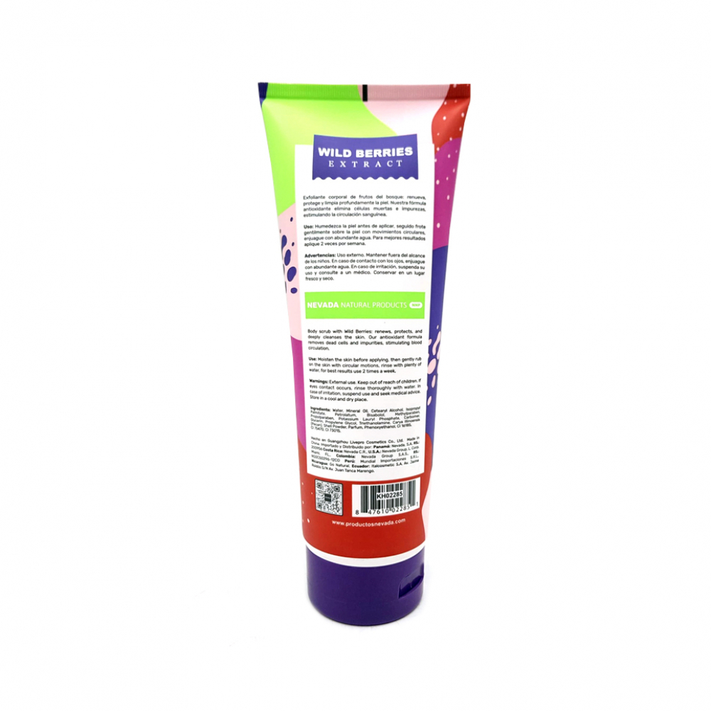 Exfoliante corporal con extractos de frutos del bosque Nevada (400 g / 14.1 oz fl) - Miniatura 2