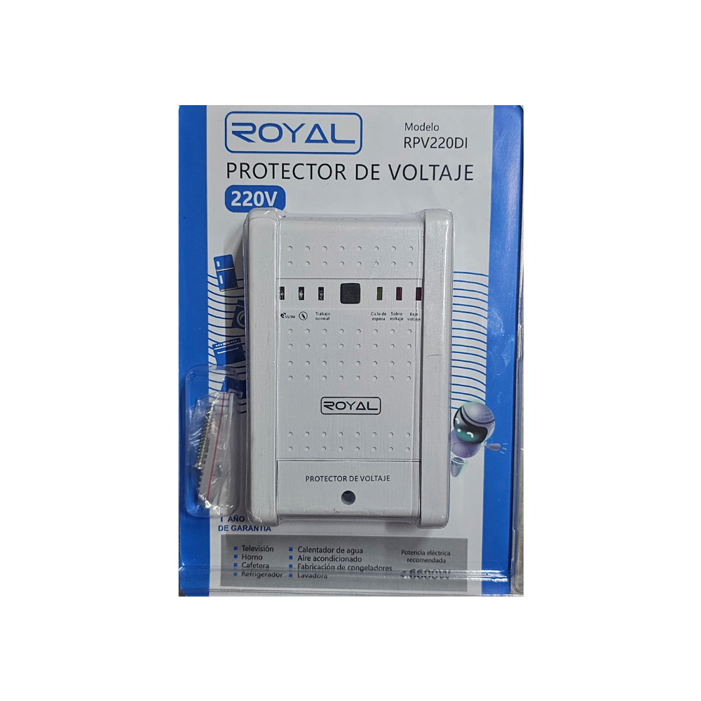 Protector de voltaje 220 v Royal RPV220DI - Miniatura 3
