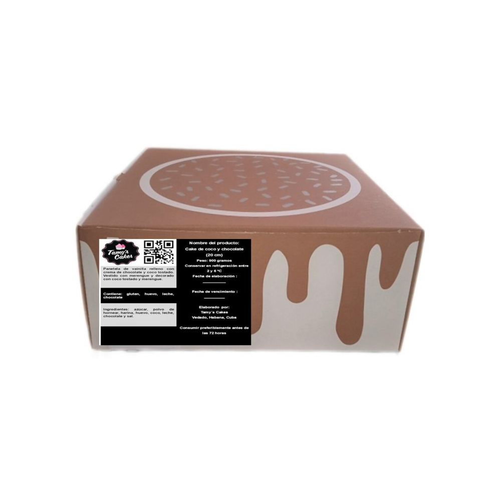 Cake de coco y chocolate Tamys Cake (10 comensales) - Miniatura 4