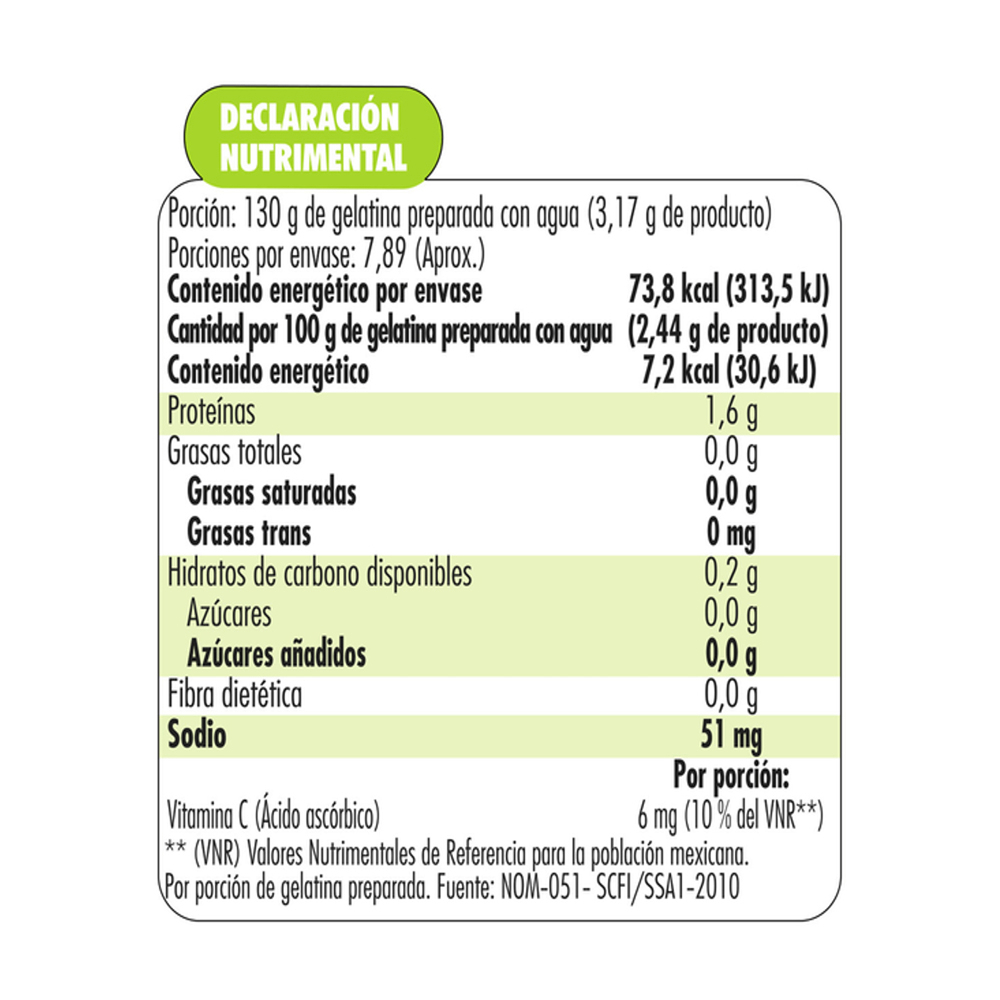 Gelatina sin azúcar fortificada con Vit C sabor a limón Jell-O (25 g) - Miniatura 4