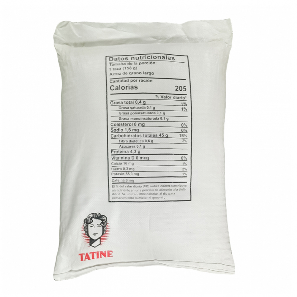Arroz de grano largo 5% de grano partido Tatine (4 x 25 kg / 55.1 lb) - Miniatura 3