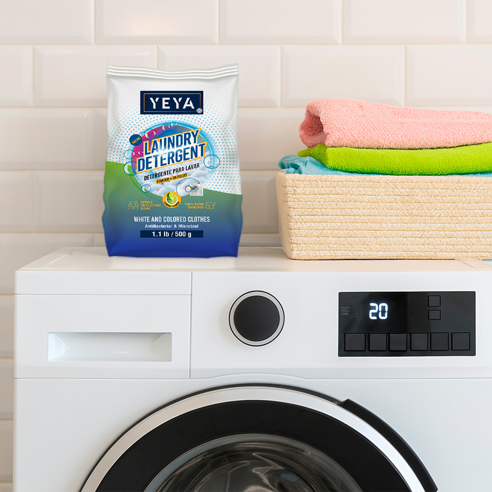 Detergente en polvo con aroma a limón YEYA (500 g / 1.1 lb) - Miniatura 2