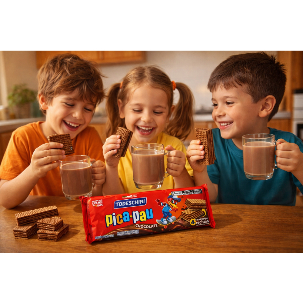 Sorbeto de chocolate pica pau Todeschini (115 g / 4.06 oz) - Miniatura 3