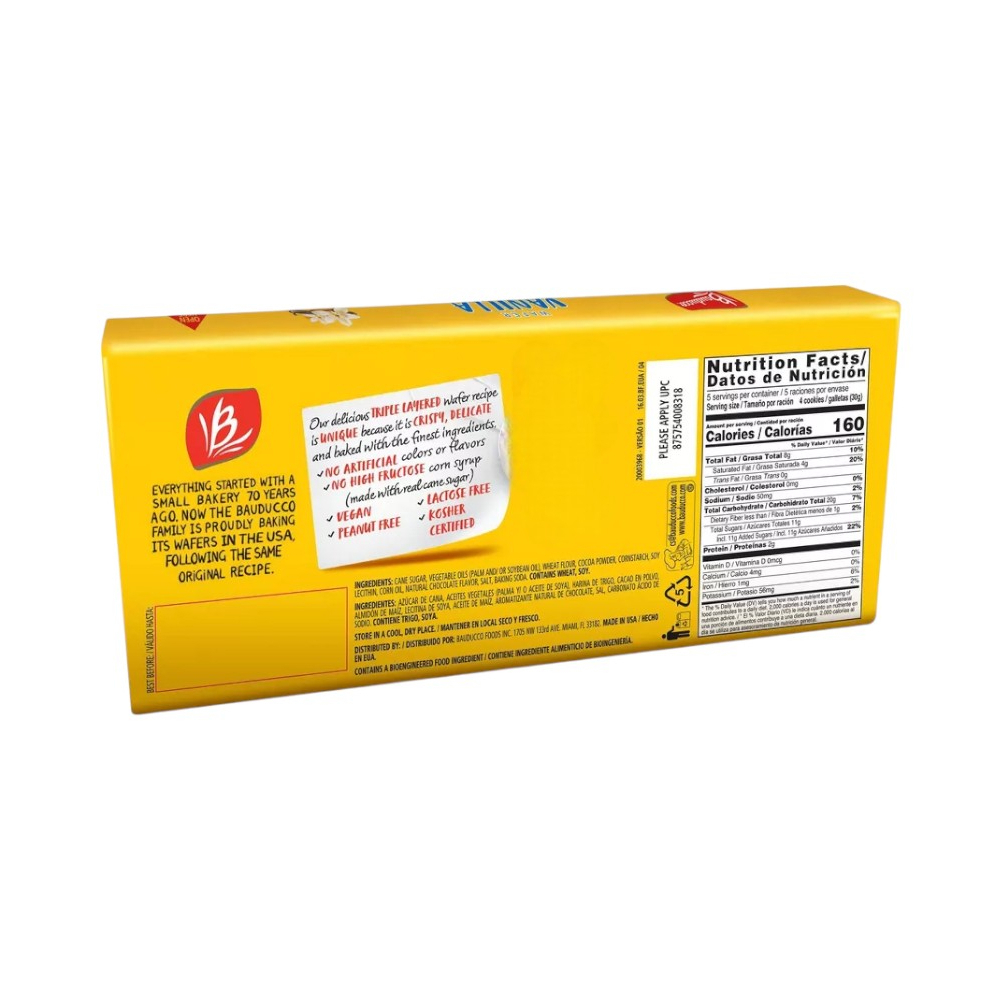 Sorbetos rellenos con crema sabor a vainilla Bauducco (142 g / 5 oz) - Miniatura 2