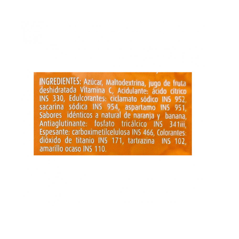 Refresco instantáneo sabor naranja banana Zuko (20 g) - Miniatura 4