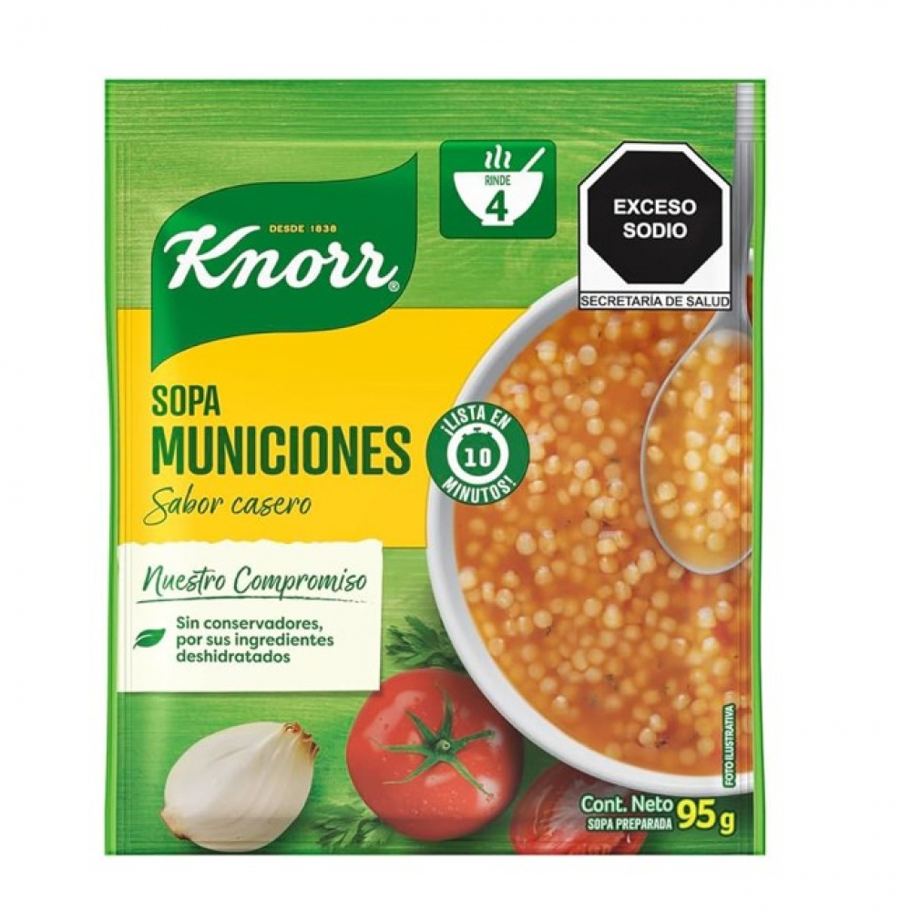 Sopa de municiones Knorr (95 g / 3.35 oz) - Miniatura 2