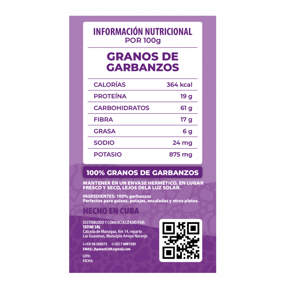 Garbanzos Campo Vivo (500 g / 1.1 lb) - Miniatura 3