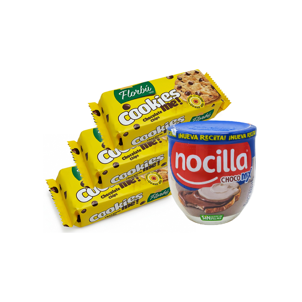Crema de chocoleche + Galletas de con chispas de chocolate - Imagen 1