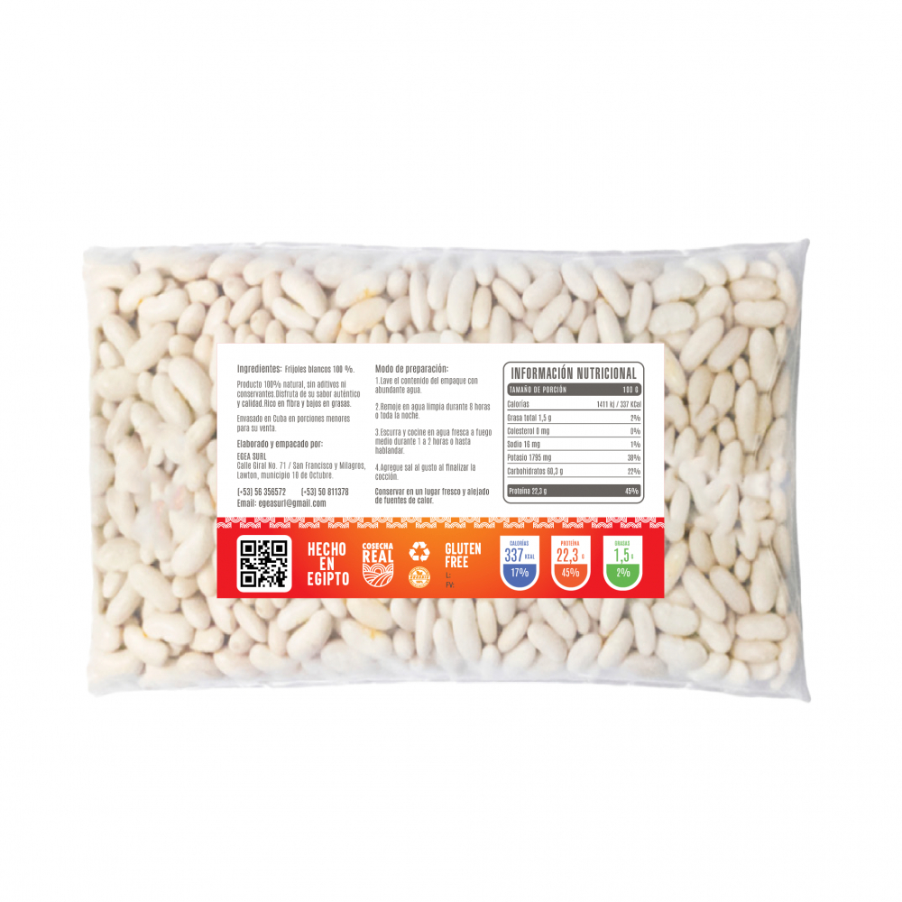 Frijoles blancos Cosecha Real (1 kg / 2.2 lb) - Miniatura 2