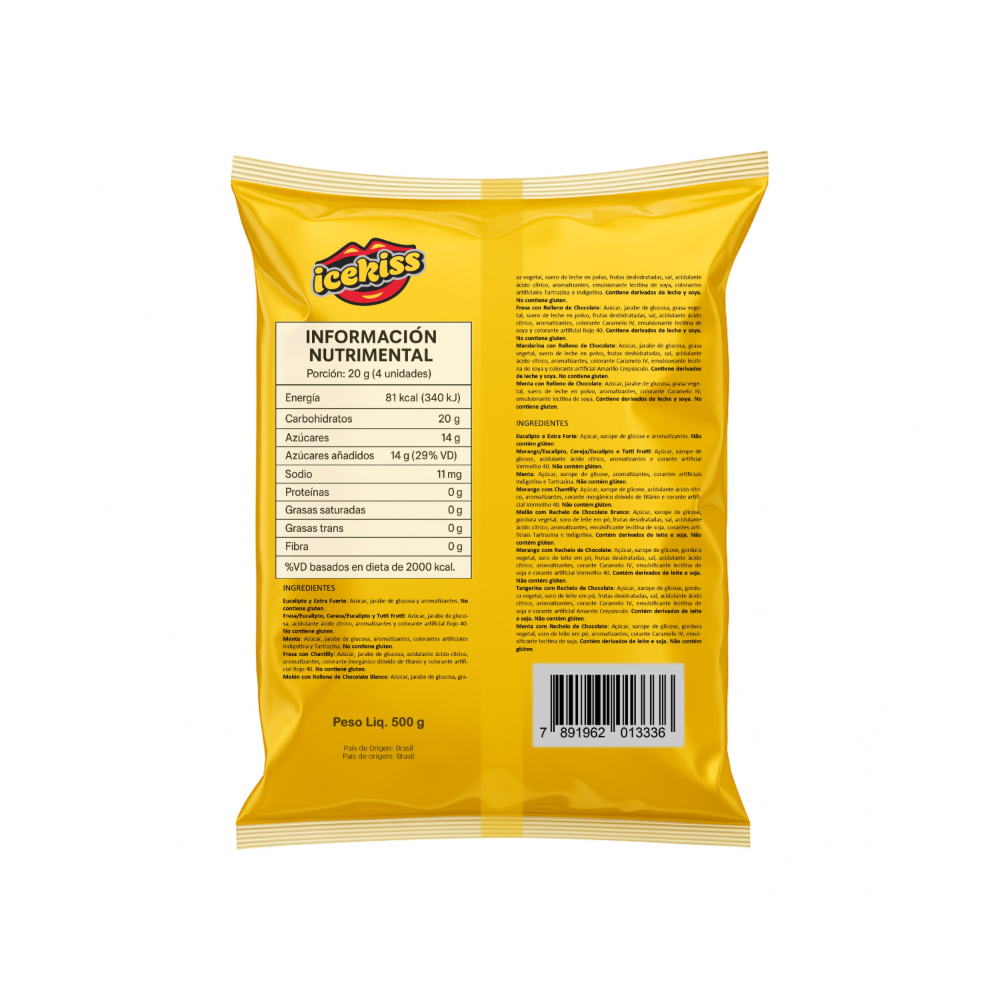 Caramelos duros surtidos Icekiss (500 g / 1.1 lb) - Miniatura 2