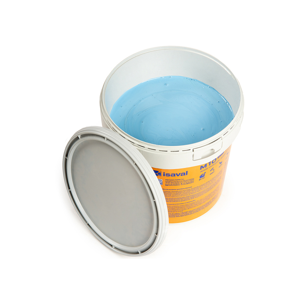 Pintura acrílica interior y exterior color azul cielo M - 10 Isaval (5 Kg / 11 lb) - Miniatura 3
