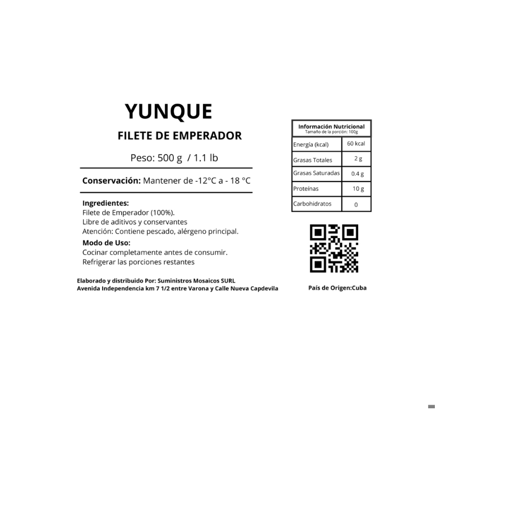 Filete de Emperador (2 x 500 g / 1.1 lb) - Miniatura 2