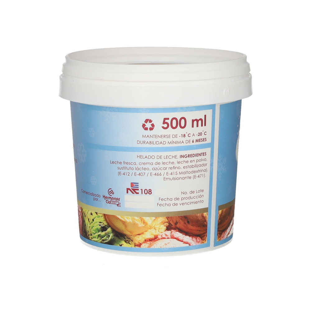 Helado sabor rizado de chocolate y vainilla CID (500 ml) - Miniatura 3