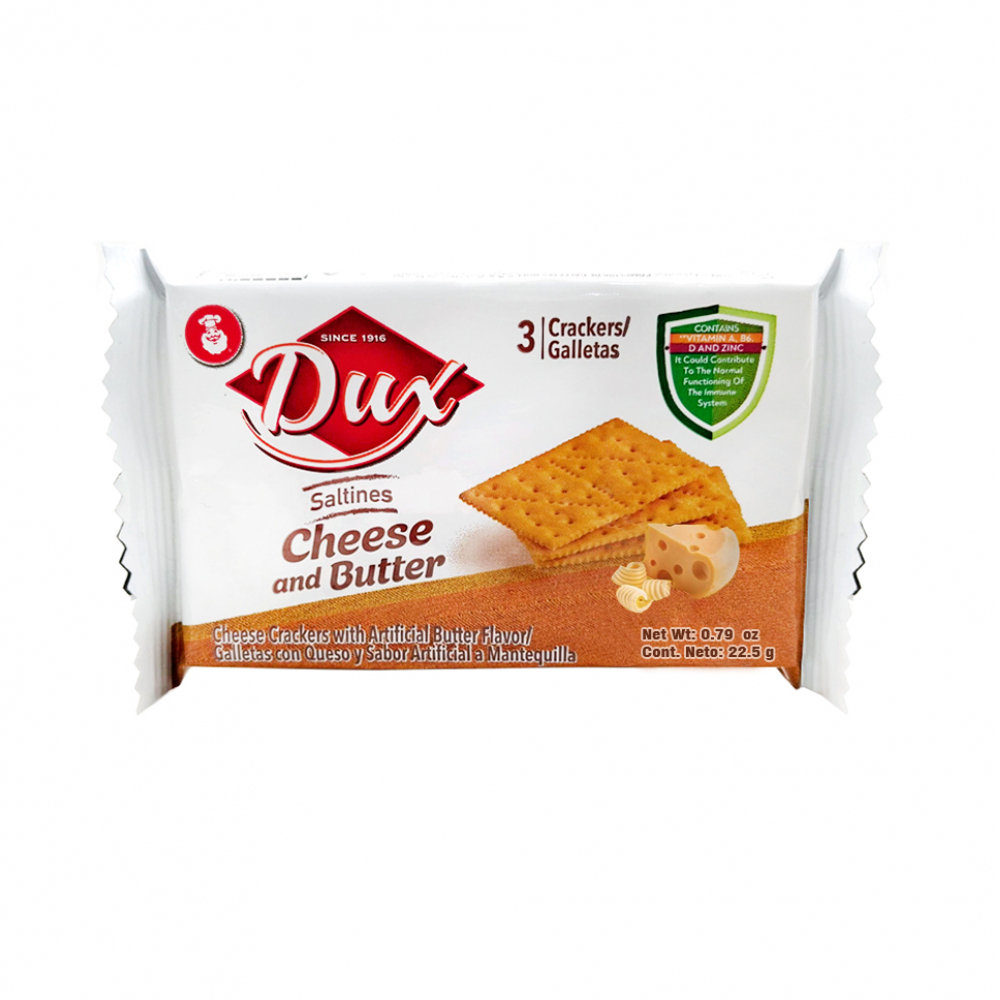 Galletas saladas sabor queso y mantequilla Saltines Dux Noel (22.5 g) - Miniatura 4