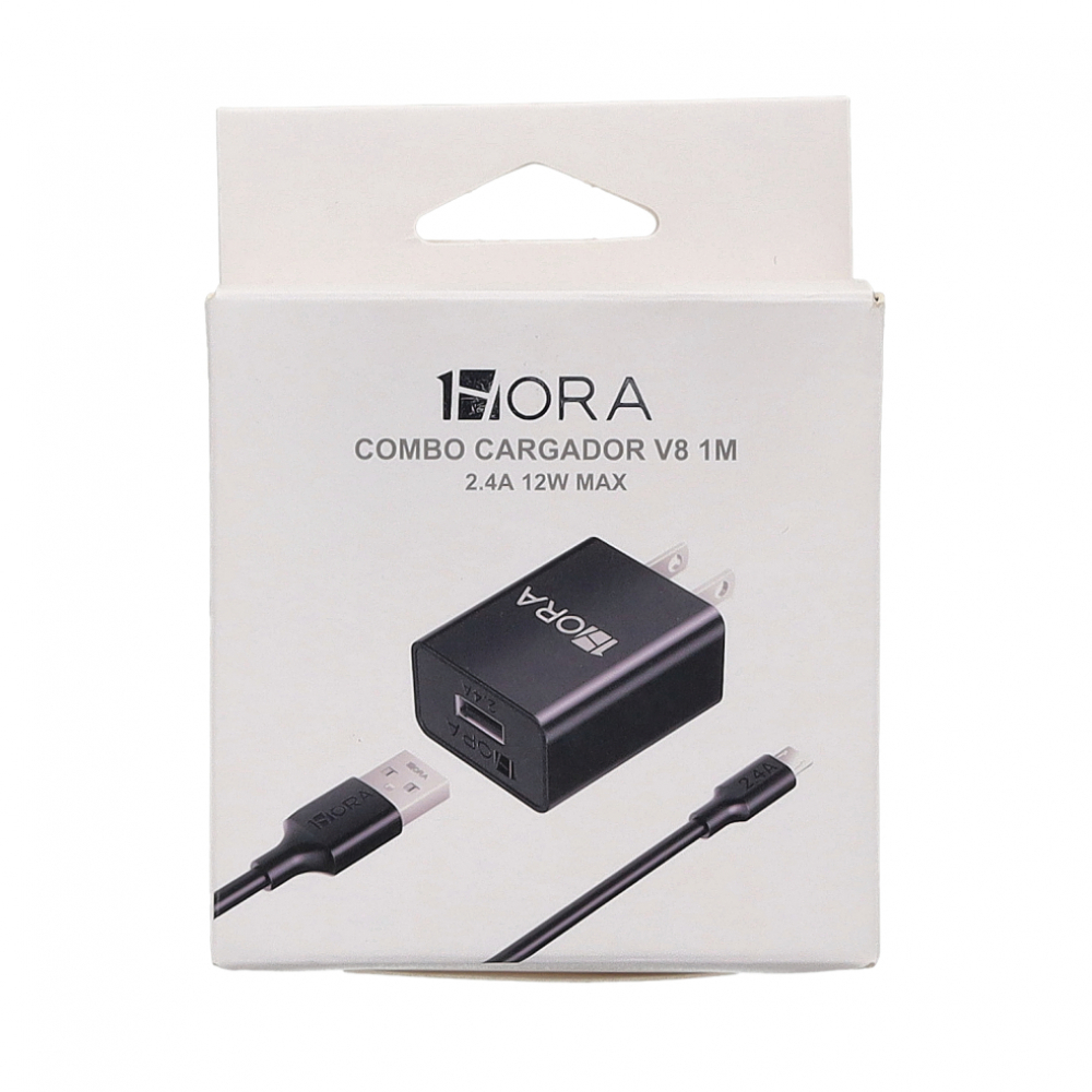 Cargador negro micro 1M 1Hora GAR124 (12 W) - Miniatura 3