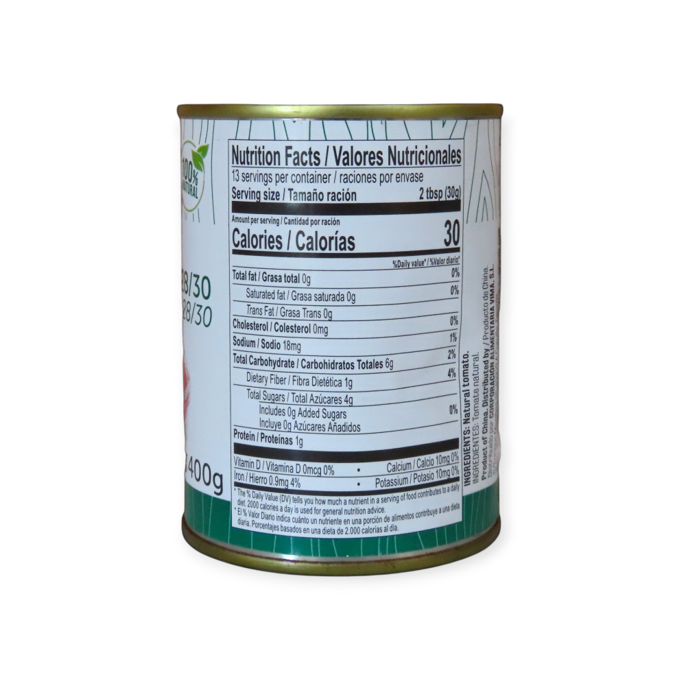 Pasta de tomate Vima Foods (400 g / 14 oz) - Miniatura 2
