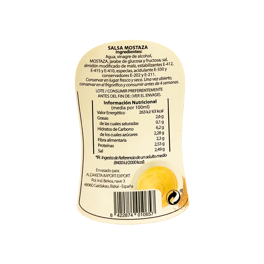 Mostaza Aldaketa (300 g / 10.5 oz) - Miniatura 3