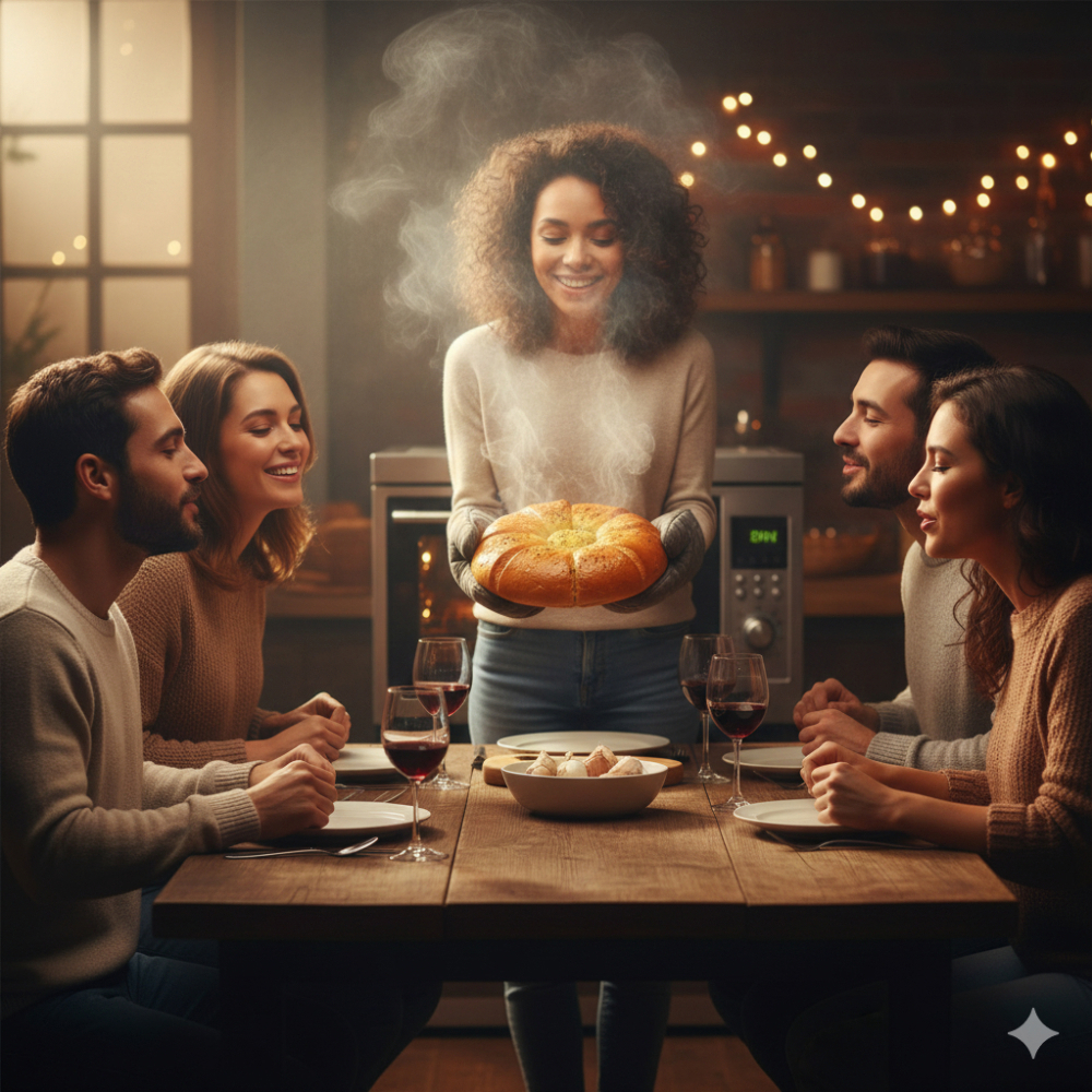 Pan bonete de ajo MCH-Celestial Crumb (280 g / 9.87 oz) - Miniatura 4