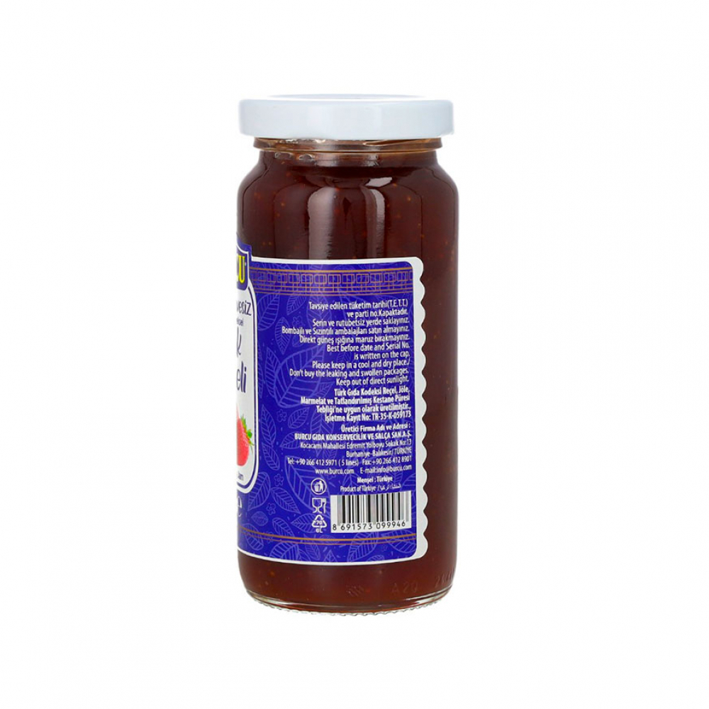 Mermelada de fresa sin azúcar añadida Burcu (290 g / 10.23 oz) - Miniatura 2