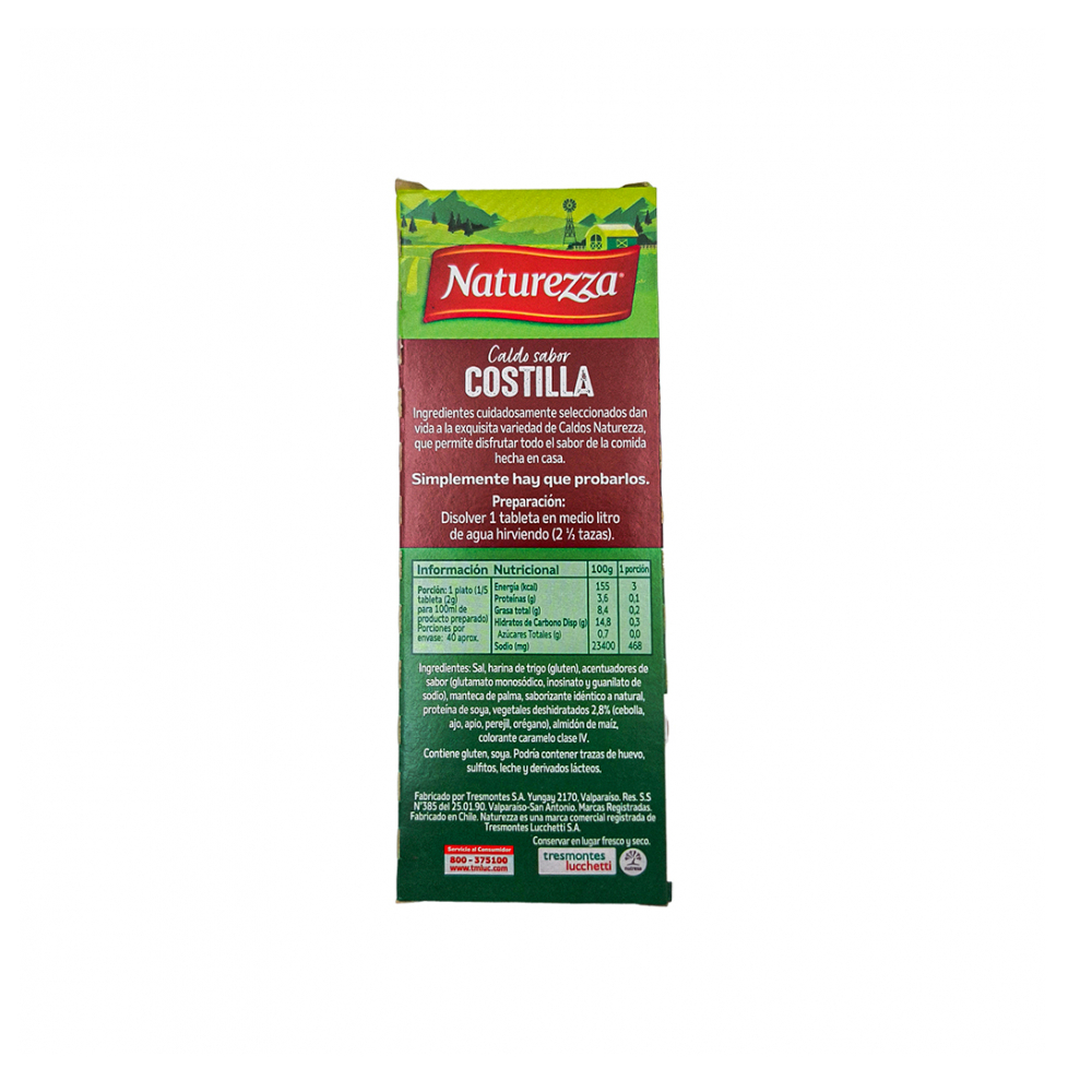 Caldo Sabor Costilla Naturezza (80 g) - Miniatura 2