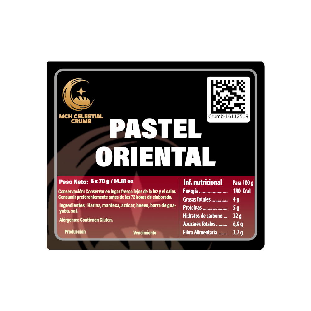 Pastel Oriental MCH-Celestial Crumb (6 x 70 g / 14.81 oz) - Miniatura 3