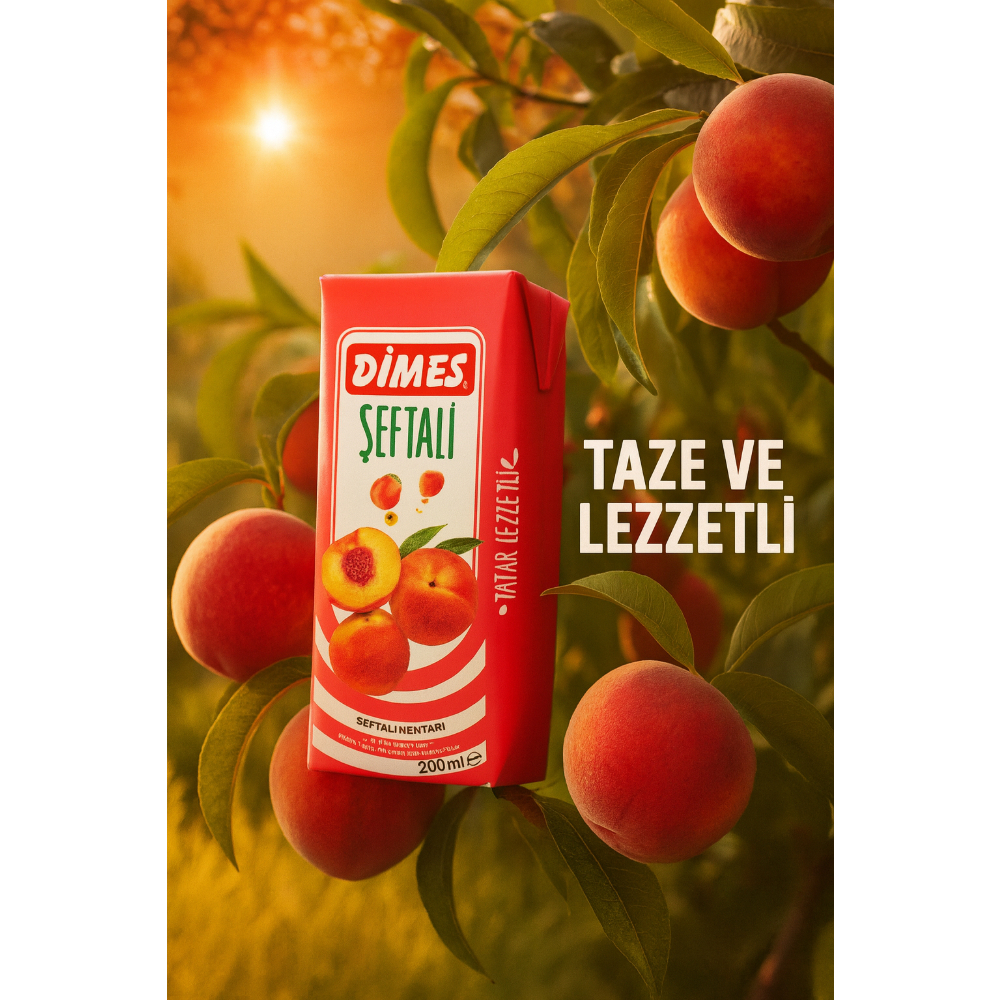 Jugo sabor melocotón Dimes (200 ml) - Miniatura 4