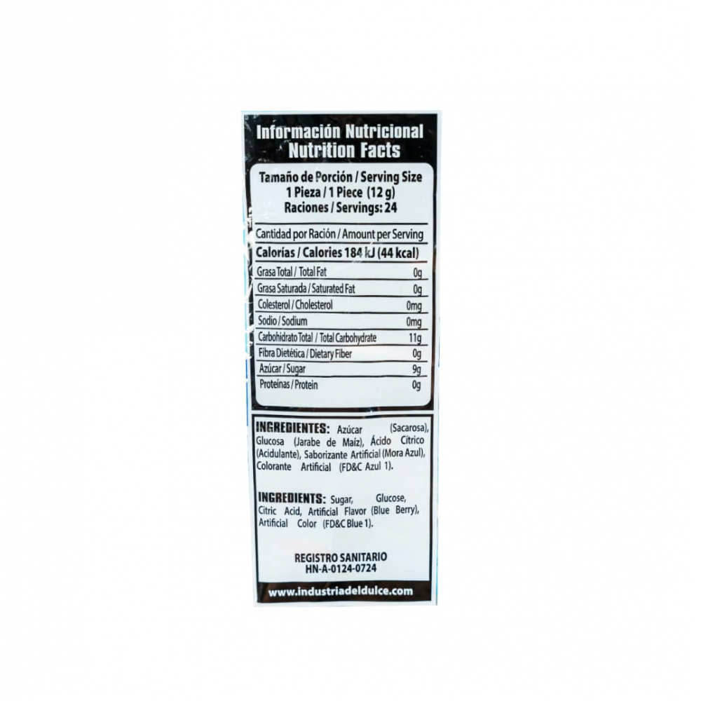 Paleta de mora azul pintaboca Confites Venus (228 g / 8.04 oz) - Miniatura 4