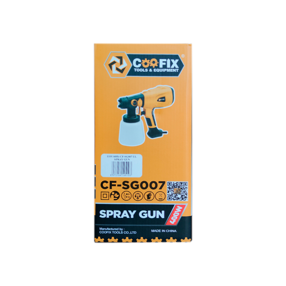 Pistola eléctrica para pintar 400 W 800 ml Coofix CF-SG007 - Miniatura 3
