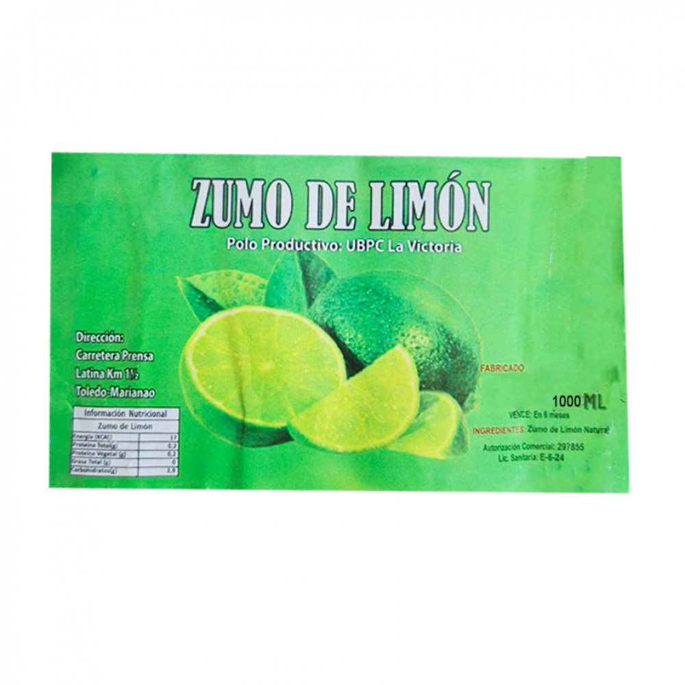 Zumo de limón (1 L) - Miniatura 4
