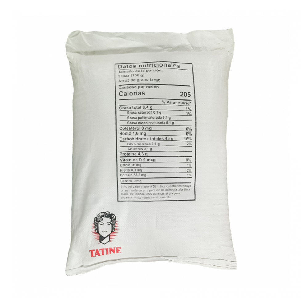 Arroz de grano largo 5% de grano partido Tatine (5 x 25 kg / 55.1 lb) - Miniatura 3