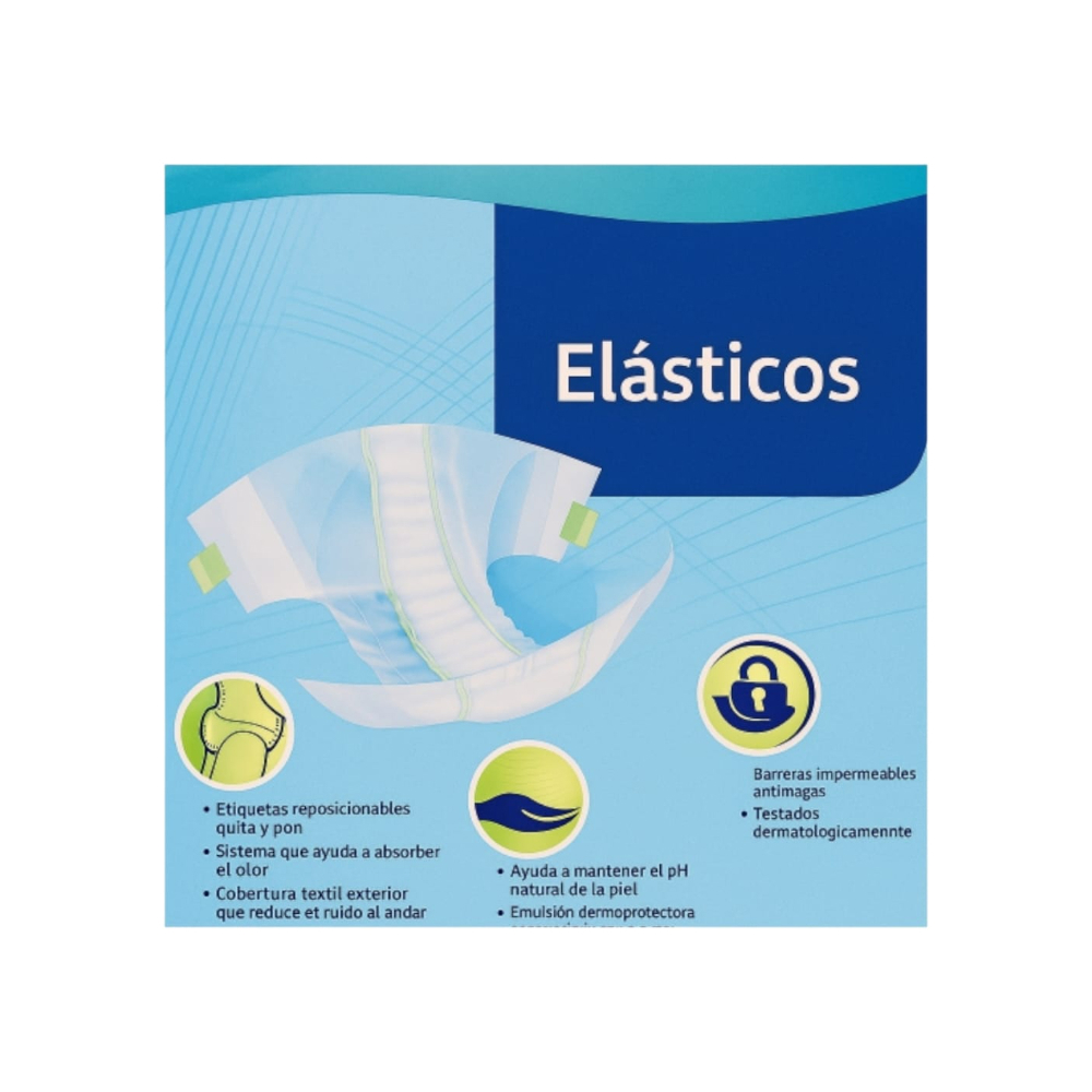 Pañales desechables para adultos talla G elásticos noche Lindor (40 U) - Miniatura 2