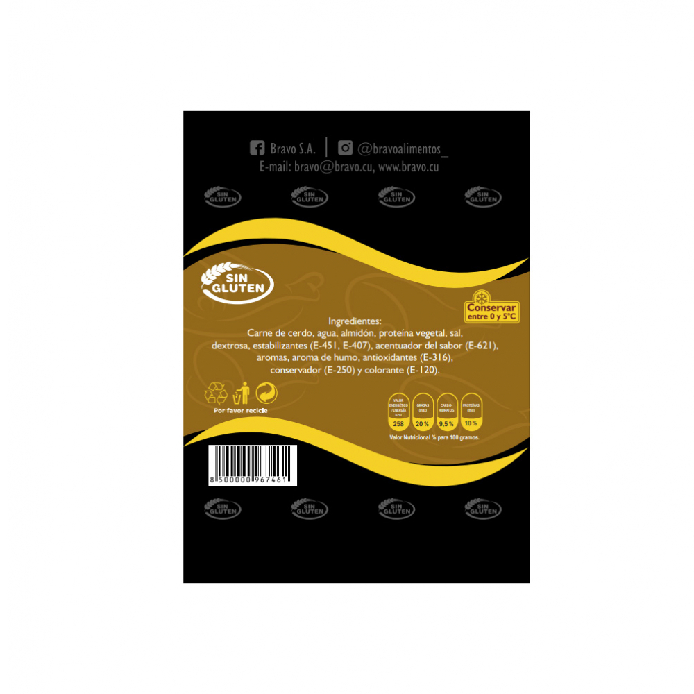 Jamón York Bravo (800 g / 1.76 lb) - Miniatura 4